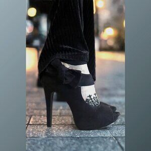 90s/Y2K Vintage Mio Faux Suede Platform Heel/Shoe